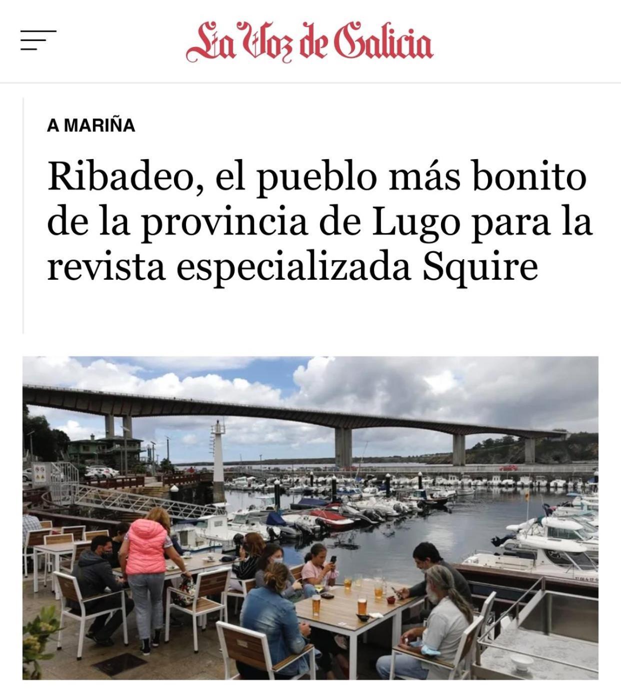 Moderno Piso Con La Mejor Terraza De Ribadeo Y Vistas Maravillosas Exterior photo